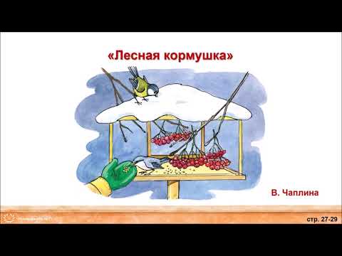 Видео: Пернатые друзья  В  Чаплина Лесная кормушка
