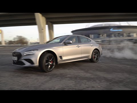Видео: Лучше чем AMG? Тест Genesis G70 3.3 TURBO!