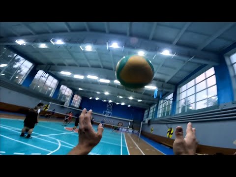 Видео: Волейбол от лица связующего / Volleyball first person