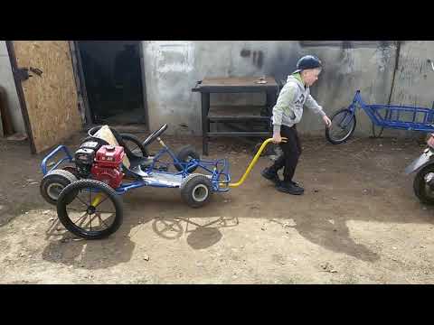 Видео: КАК СДЕЛАТЬ ВОЗОК ДЛЯ МОПЕДА!!!