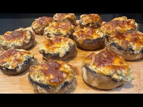 Видео: Համեղ Միջուկով Լցոնած Սունկ/Շամպինիոն Սունկը Ջեռոցում #грибы