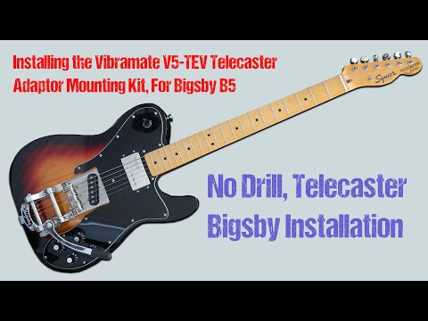 Видео: Установка Bigsby на Telecaster без сверления #fender #fendertelecaster #bigsby