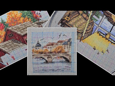 Видео: Ноябрь влог/ Dimensions, Mill Hill, Алиса,/ вышивка крестом