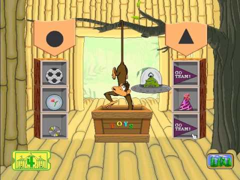 Видео: Reader Rabbit Preschool - Часть 23: Shape Shack (Билет 4)