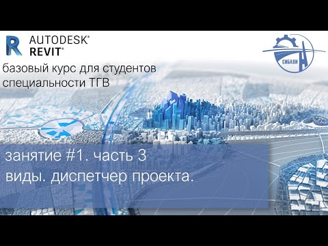 Видео: занятие #1. часть 3│виды. диспетчер проекта│Autodesk Revit
