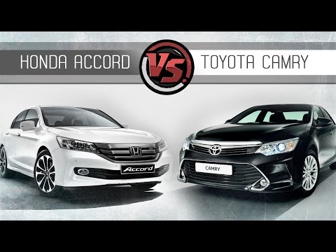Видео: Выбираем седан: Toyota Camry 2015 vs Honda Accord. Сравнительный тест