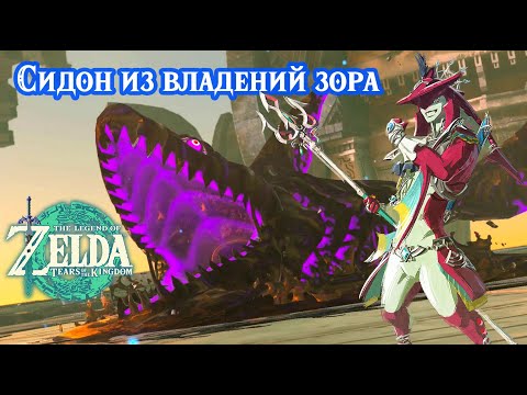 Видео: Сидон из владений зора. Храм Воды. Zelda Tears of the Kingdom. Sidon of the Zora. Water Temple