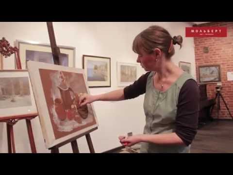 Видео: Мастер класс  Анастасии Духаниной в технике пастели.