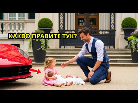 Видео: Милионерът откри малко момиче с две новородени на прага и когато се приближи, се разплака...