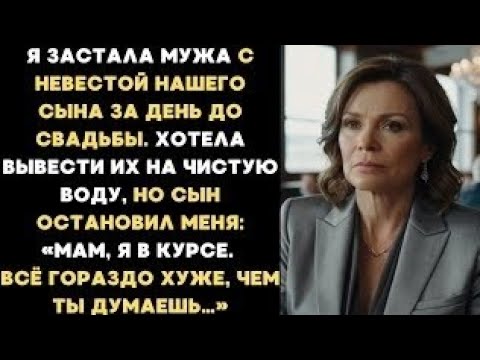 Видео: Я застала мужа с невестой нашего сына за день до свадьбы. Хотела вывести их на чистую воду, но сын..