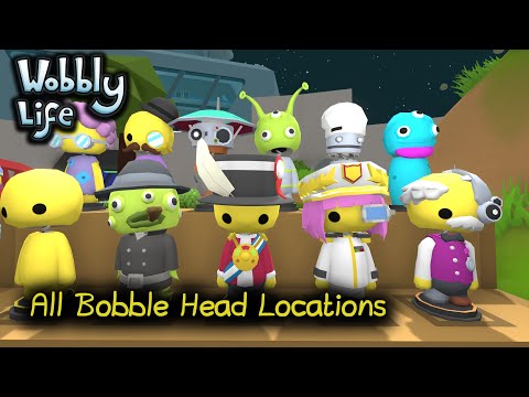 Видео: Все места с качающимися головами в Wobbly Life
