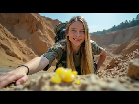 Видео: Как найти кристаллы серы прямо под ногами? | Поиск минералов