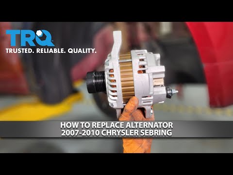 Видео: Как заменить генератор на Chrysler Sebring 2007-2010