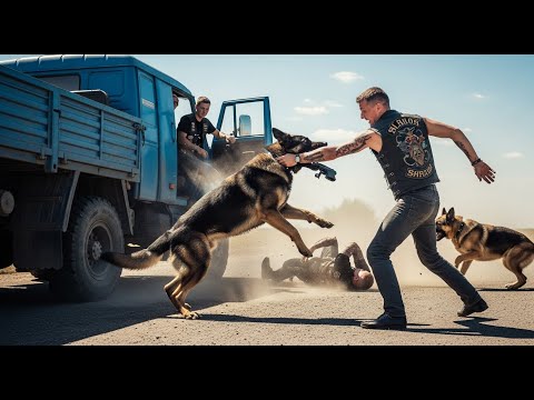 Видео: БАНДА БАЙКЕРОВ ПЕРЕКРЫЛА МНЕ ПУТЬ, НО СО МНОЙ БЫЛИ МОИ ВЕРНЫЕ ПСЫ...