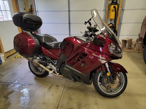 Видео: Kawasaki Concours 1400 (GTR 1400) Все аксессуары и дополнения. 2008
