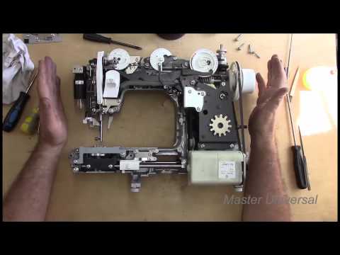 Видео: Смазка и ремонт швейной машины Brother star- 60. Ч. 2. Видео №96.