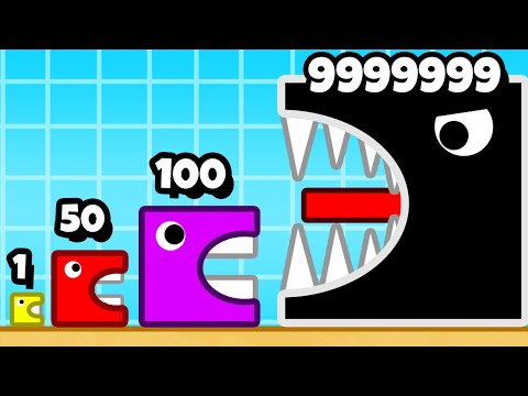 Видео: ЭВОЛЮЦИЯ ПОЖИРАТЕЛЯ КУБИКОВ до БЕЗУМНОГО УРОВНЯ!