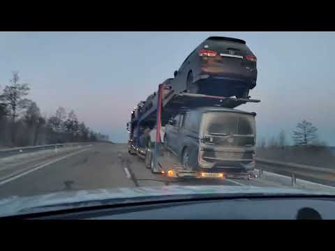 Видео: Ч3 Ix 25  Зимний перегон Hyundai из Благовещенска в Анапу. Сибирь и Забайкалье.