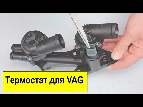 Видео: Термостат Borsehung B19086 для для VAG 1.4L-1.6L CFNA, CFNB