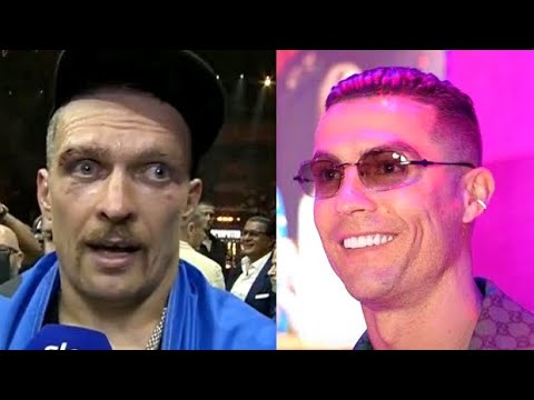 Видео: Реакция Роналду, Конора и звёзд на бой Усик Фьюри