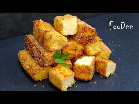 Видео: Жареное молоко - нежнейший десерт в хрустящей корочке! Заварной крем в панировке / Leche frita