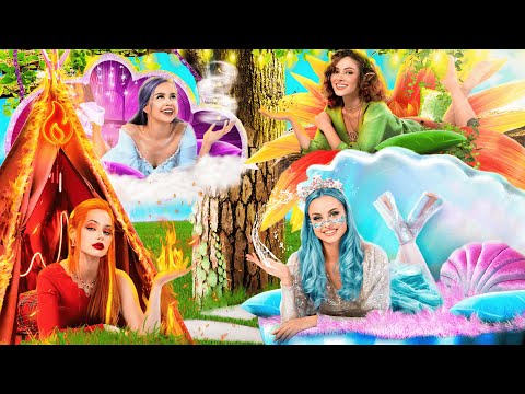 Видео: Четверняшки построили двухъярусные кровати! Девушка – огонь, вода, воздух и земля!
