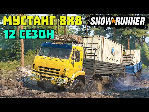 Видео: Мустанг 65201 один из лучших 8х8 Северная Каролина SnowRunner