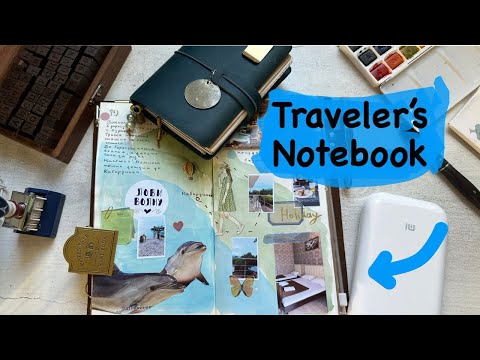 Видео: Дневник путешественника | Стандартный Traveler’s Notebook