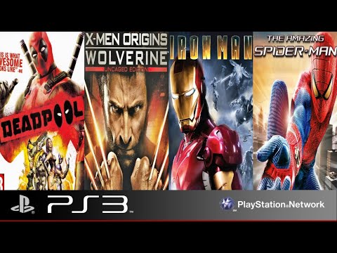 Видео: Игры Marvel для PlayStation 3 (PS3)