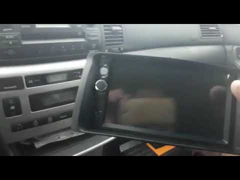 Видео: Снятие, установка магнитола на Тойота Королла Е120 на Андроид с камерой заднего вида и регистратором