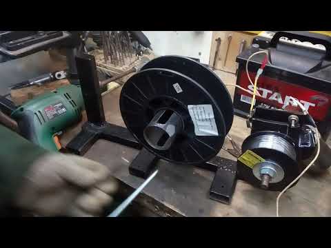 Видео: Станок для перемотки сварочной проволоки, два в одном.