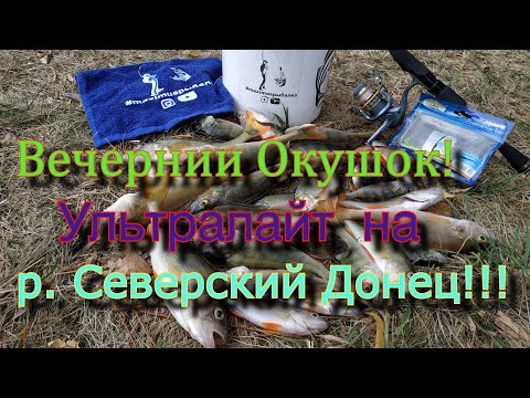 Видео: Вечерний Окушок! Ультралайт на р. Северский Донец!!!