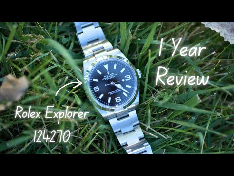 Видео: 1 год с Rolex Explorer 124270