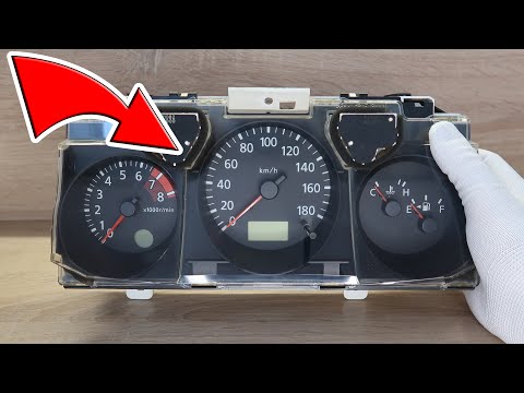 Видео: Пересвет и рестайлинг приборки Nissan Wingroad WFY11