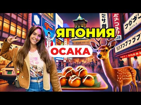 Видео: Осака (Япония) - город, который стоит узнать! парк оленей Нара и лучшая еда!