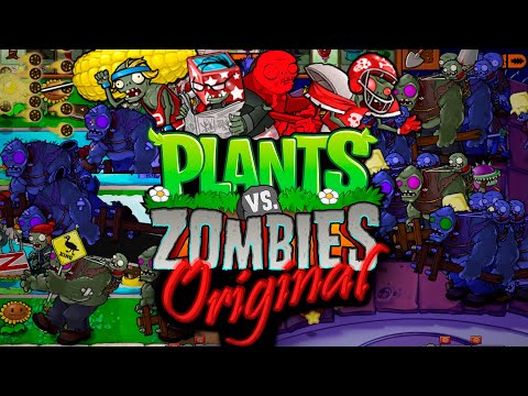 Видео: САМЫЙ СЛОЖНЫЙ Оригинал Растений против Зомби!!! Plants vs Zombies Original (PvZ Nightmare mode/原？版)