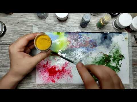 Видео: Сухие краски/декоративные пигменты. Разница, способы работы