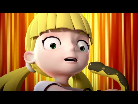 Видео: Отряд А - Игрушки спасатели - Змея - мамочка - мультфильм про безопасность