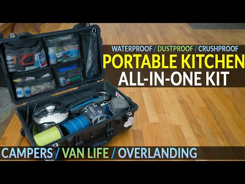 Видео: ПОРТАТИВНАЯ КУХНЯ: ВОДОНЕПРОНИЦАЕМЫЙ КОМПЛЕКТ ДЛЯ ПЕРЕНОСА "ВСЕ В ОДНОМ"! ЧЕХОЛ Pelican 1510 [Ast...