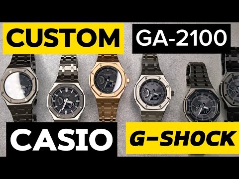Видео: CASIO G-SHOCK Кастом GA-2100