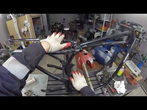 Видео: ЯВА 638 ЛЮКС  Ремонт рамы