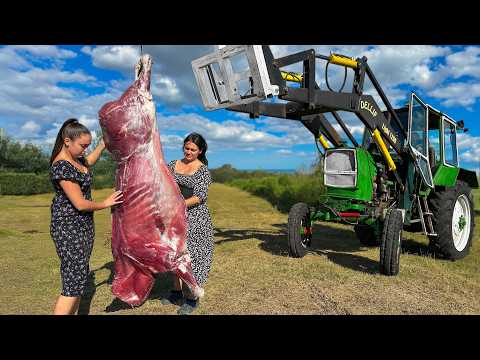 Видео: Секрет Приготовления Идеального Целого Быка за 2 ДНЯ🐄