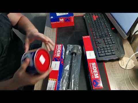 Видео: Sidem 50115 рулевые тяги и Sidem 50738 -50739 рулевые наконечники - обзор.