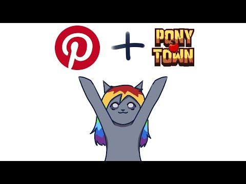 Видео: Делаю скин по пинтересту в пони таун| pony town