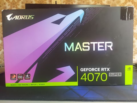 Видео: Rtx 4070 Super Aorus Master Обзор и тест Температур