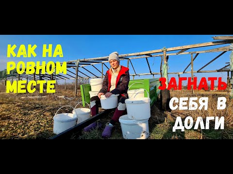 Видео: Как на ровном месте загнать себя в долги?! Что принёс январь? Деревенские проблемы.