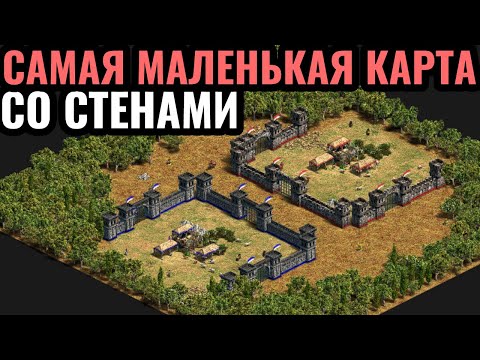 Видео: МИНИАТЮТРНАЯ КАРТА СО СТЕНАМИ: Маленькая Арена в Age of Empires 2