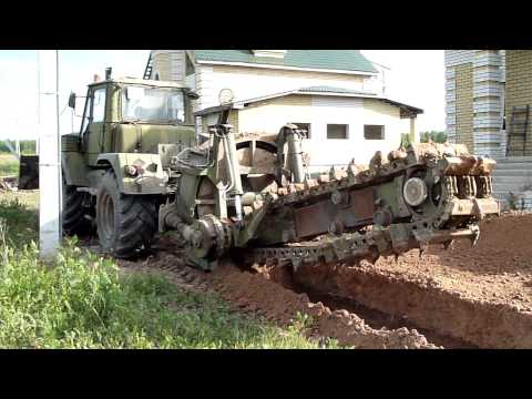 Видео: Землеройная машина ПЗМ-2