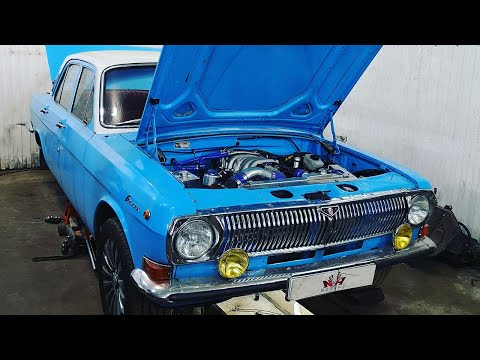 Видео: ГАЗ-24 V8 3uz обзор проекта из Питера.