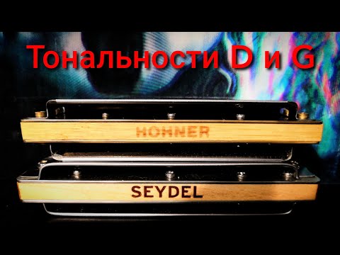 Видео: Губная гармошка,сравнение гармошек(Seydel и Hohner) и тональностей D и G